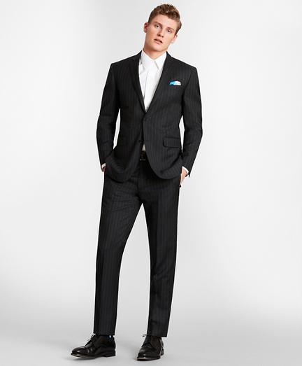 BrooksGate&trade; Milano-Fit Striped Wool Twill Suit Separates