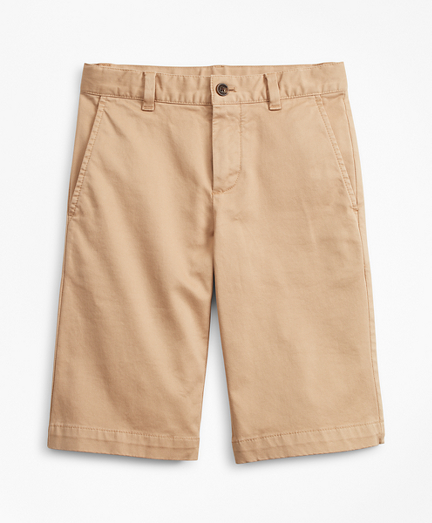 Boys StretchCotton Chino Shorts Brooks Brothers