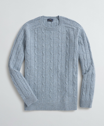 brooks brothers cable knit sweater