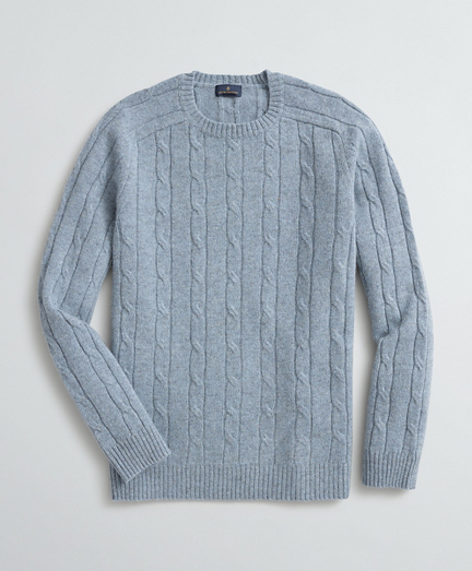 cable wool sweater