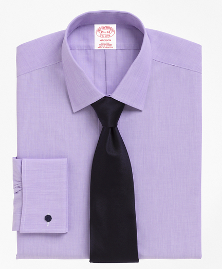 Madison Classic-Fit Dress Shirt, Non-Iron Spread Collar French Cuff