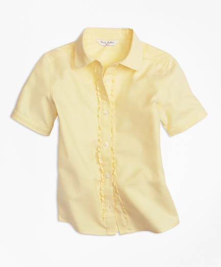 brooks brothers yellow shirt