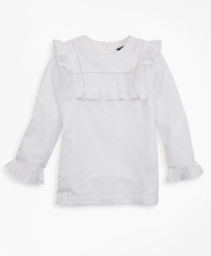 cotton ruffle blouse