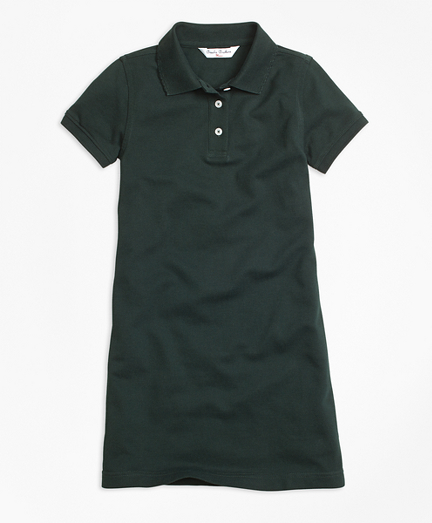 green polo dress