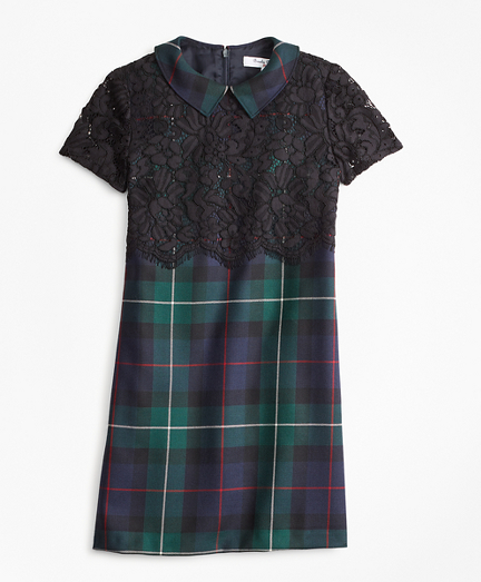 black watch plaid dress