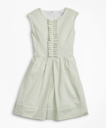 Girls Seersucker Dress