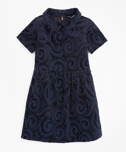 brooks brothers velvet dress