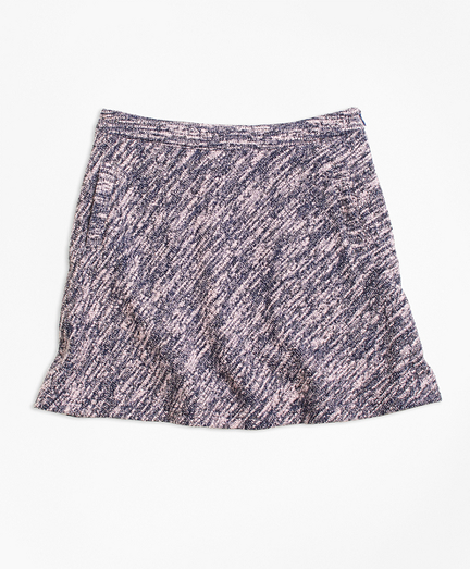 Girls Cotton Stretch Boucle Skirt