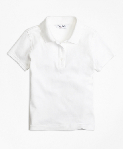 Brooks Brothers Girls' Short-Sleeve Polo Shirt