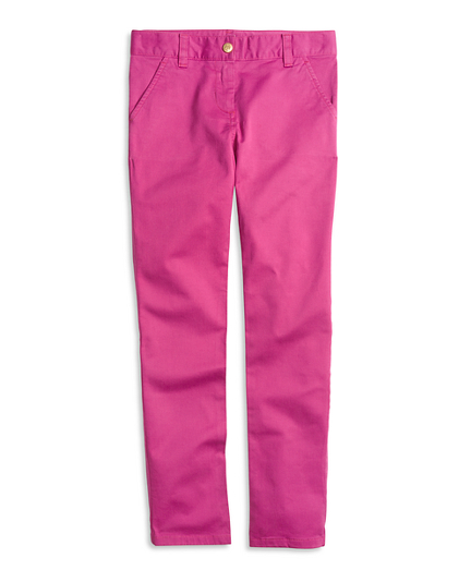 Girls Cotton Stretch Skinny Pants