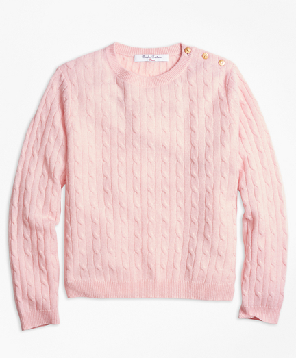 pink cashmere sweater