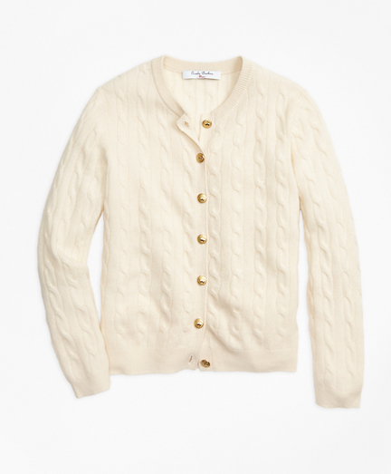 brooks brothers cashmere cardigan