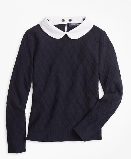 peter pan collar sweater