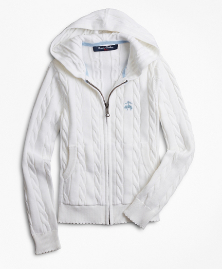 zipper hooded sweater