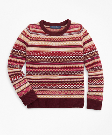 brooks brothers fair isle sweater