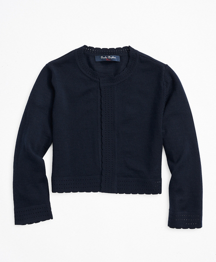 merino wool open front cardigan