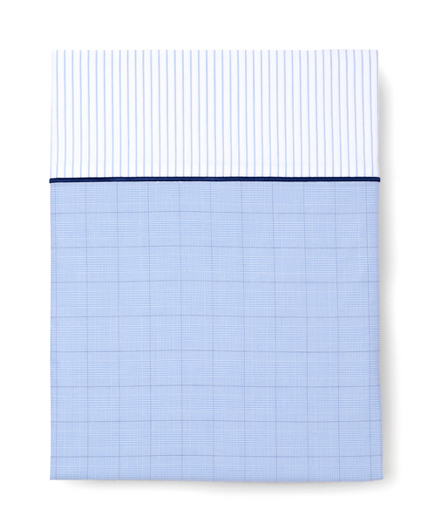 Glen Plaid King Flat Sheet