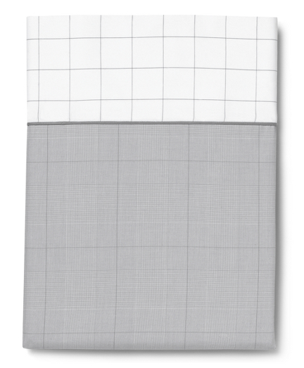 Glen Plaid King Flat Sheet