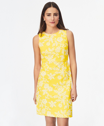 Brooks BrothersBrooks Brothers Women's FloralEmbroidered Stretch