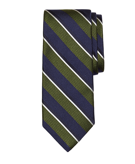 Mixed Weave Sidewheeler Stripe Tie
