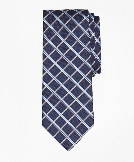Textured Windowpane Tie