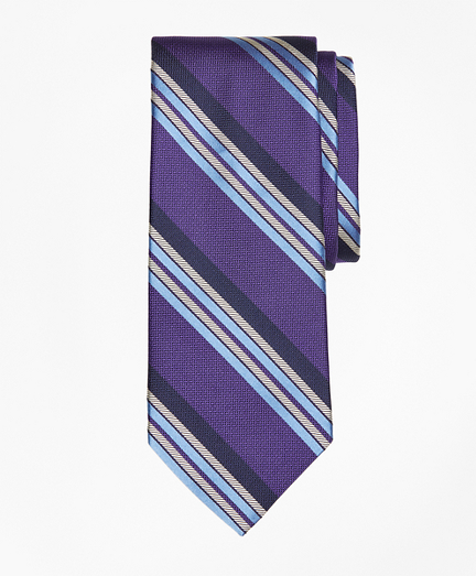 Multi-Textured Sidewheeler Stripe Tie