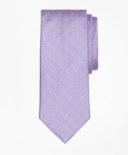 Textured Four-Petal Flower Tie