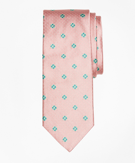 Flower and Mini-Dot Tie