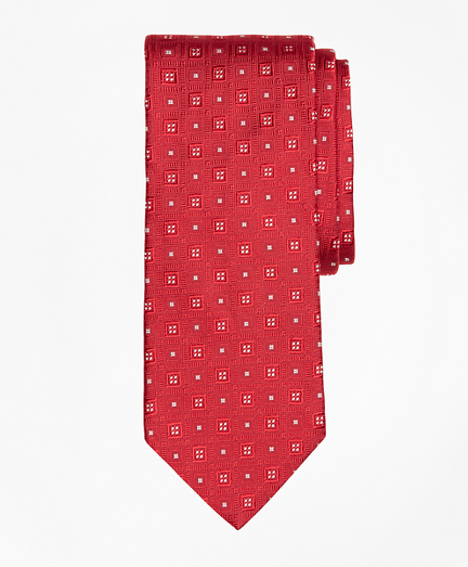Tonal Square Medallion Tie