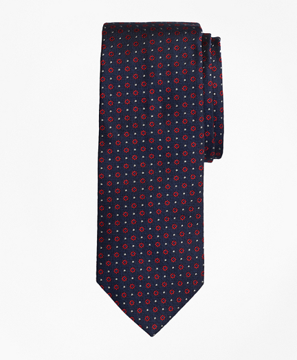 Flower and Dot Tie