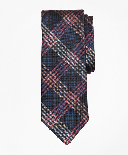 Oversized Plaid Tie