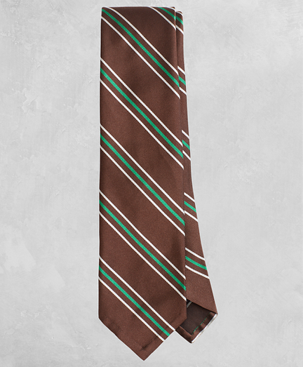 Golden Fleece&reg; Wide Split-Stripe Silk Tie