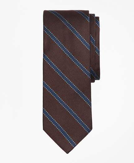 Dotted Framed Stripe Tie