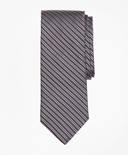 Textured Split Stripe Tie