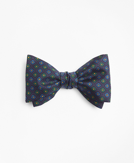 Mini-Flower Print Bow Tie