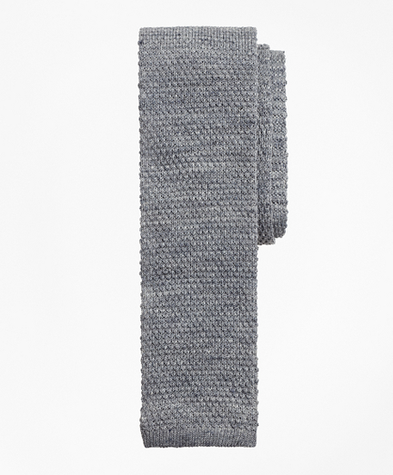 Linen Textured Knit Tie - Brooks Brothers