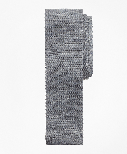 Linen Textured Knit Tie