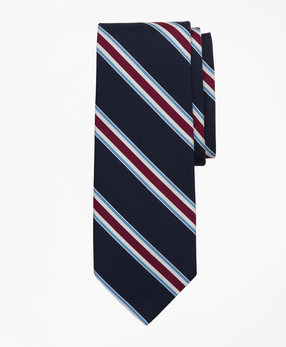 Three-Color Stripe Tie - Brooks Brothers