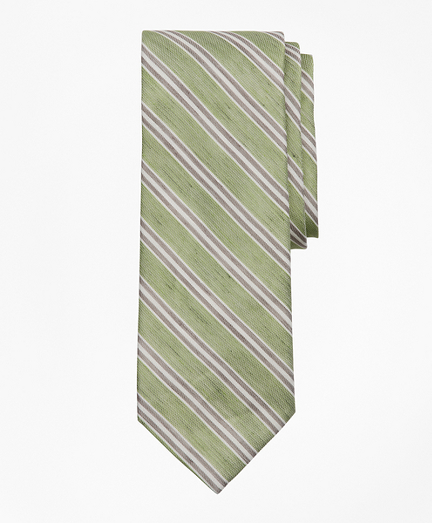 Linen and Silk Stripe Tie