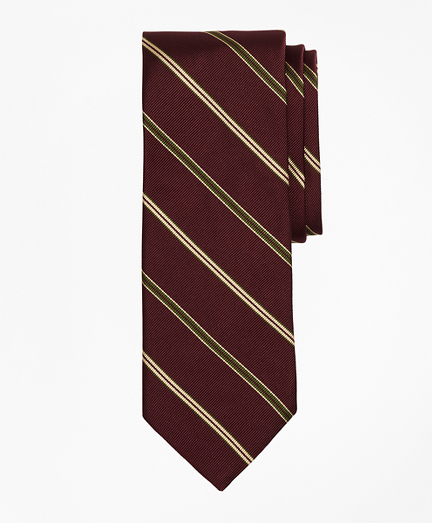 Limited Edition Archival Collection BB#1 Striped Rep Silk Tie