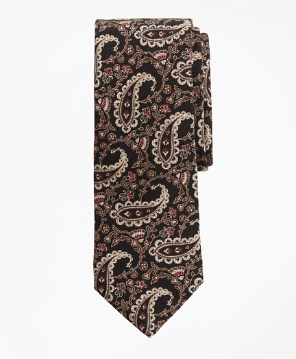 Paisley Chevron Print Tie