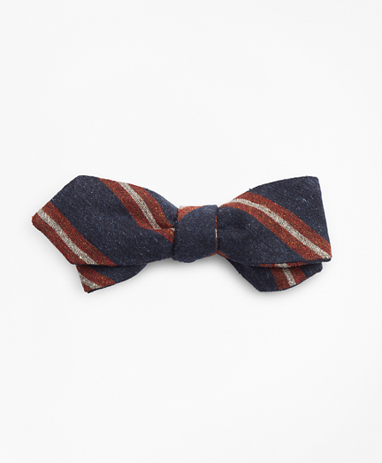 Donegal Stripe Pointed Bow Tie