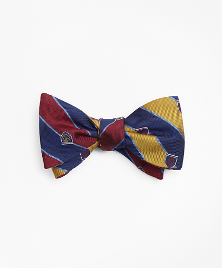 Rugby Stripe with Fleece Shield Reversible Bow Tie