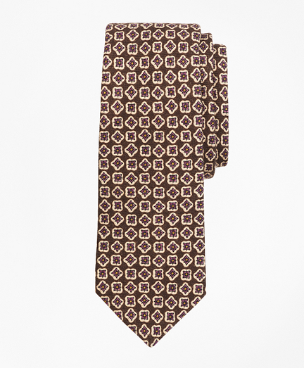 Wool Neat Print Tie