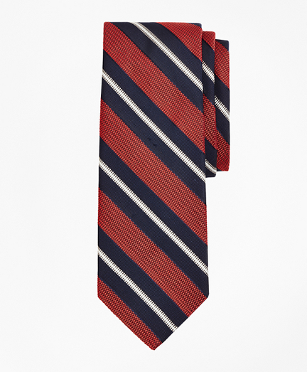 Hatching Stripe Tie - Brooks Brothers