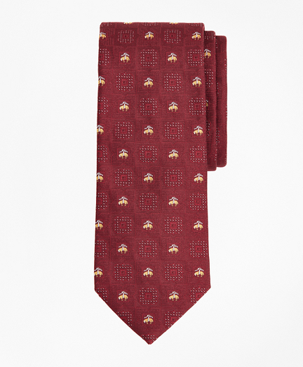 Medallion and Fleece Tie