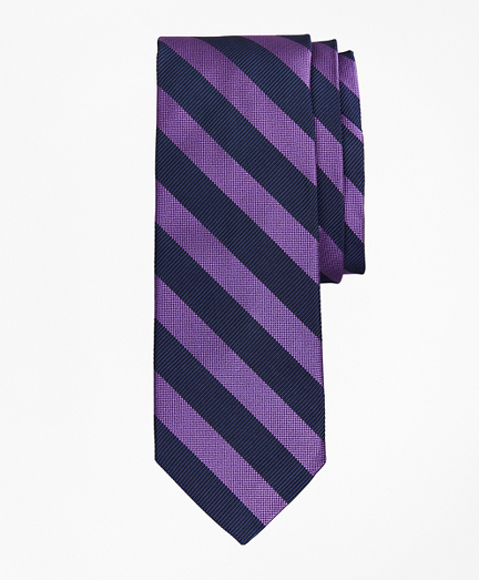 Textured Rugby Stripe Tie