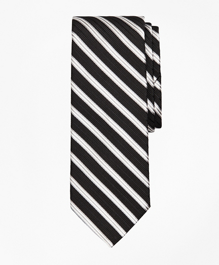 Ribbed BB#1 Rep Stripe Tie - Brooks 