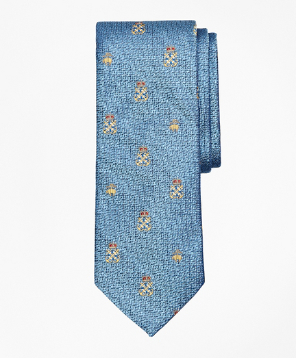 Fleece and Anchor Shield Tie