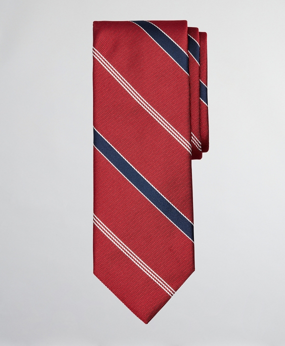 Dobby Stripe Tie - Brooks Brothers